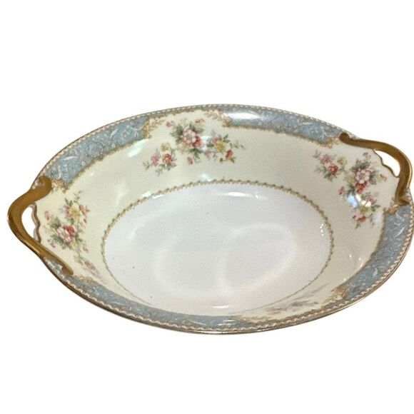 Japanese Vintage1940's 34 piece Noritake "Blue Dawn”  fine china set floral - Picture 10 of 10